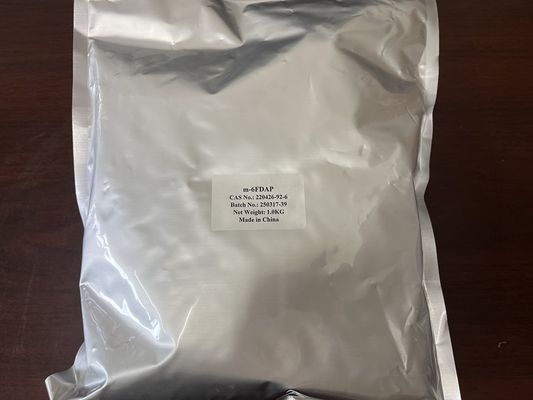 Высокая чистота 99,9% m-6FDAP CAS 220426-92-6 с чрезвычайно низким количеством остатков ионов металлов Использование для фоточувствительного полимида